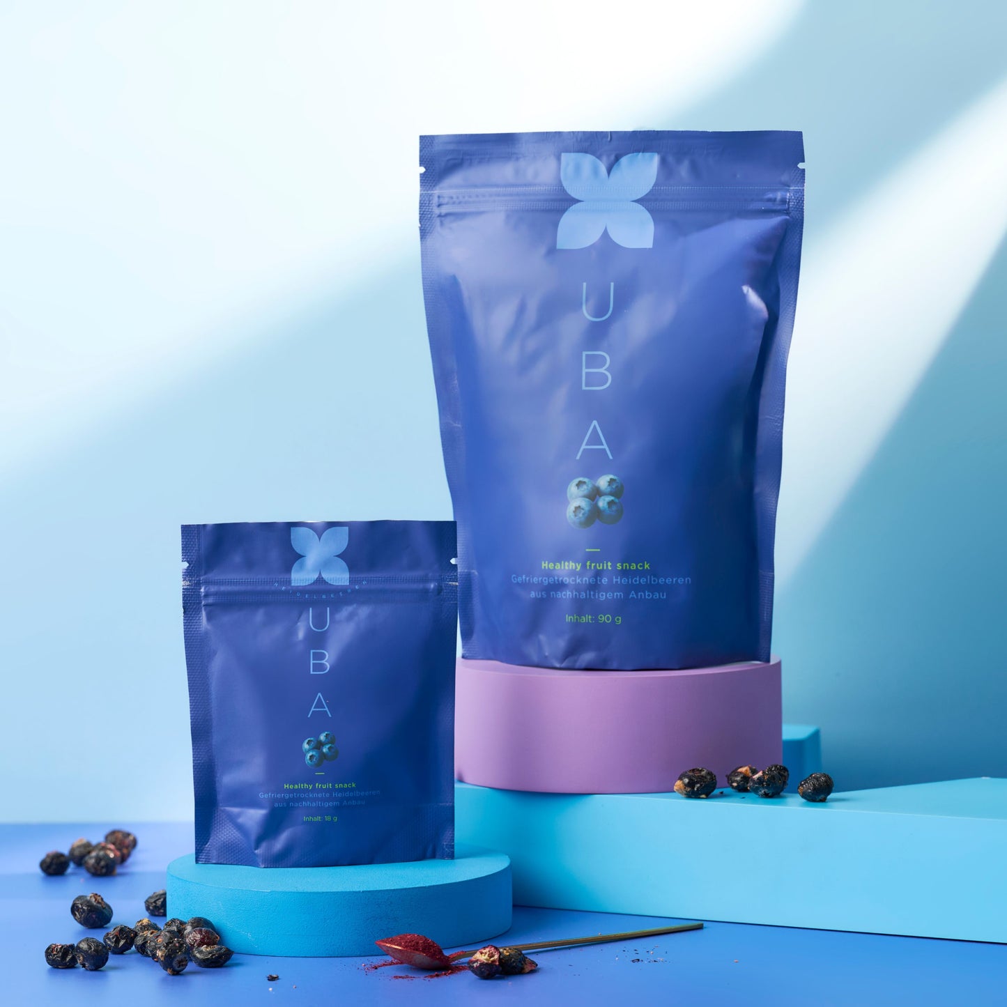 Gefriergetrocknete Heidelbeeren