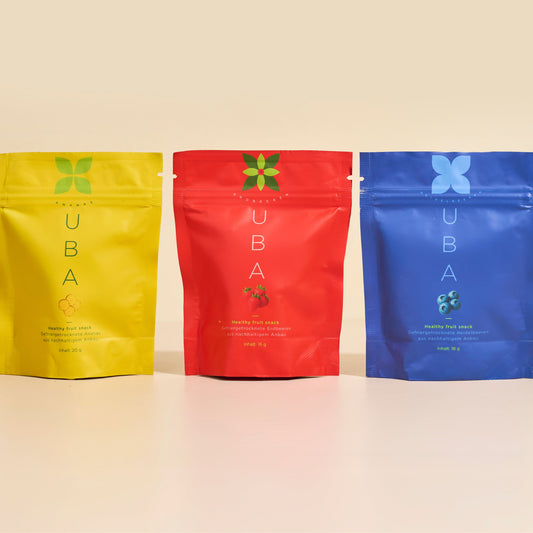 Probierset 3 - 12 Stück | Heidelbeeren, Erdbeeren & Ananas | 3 Sorten