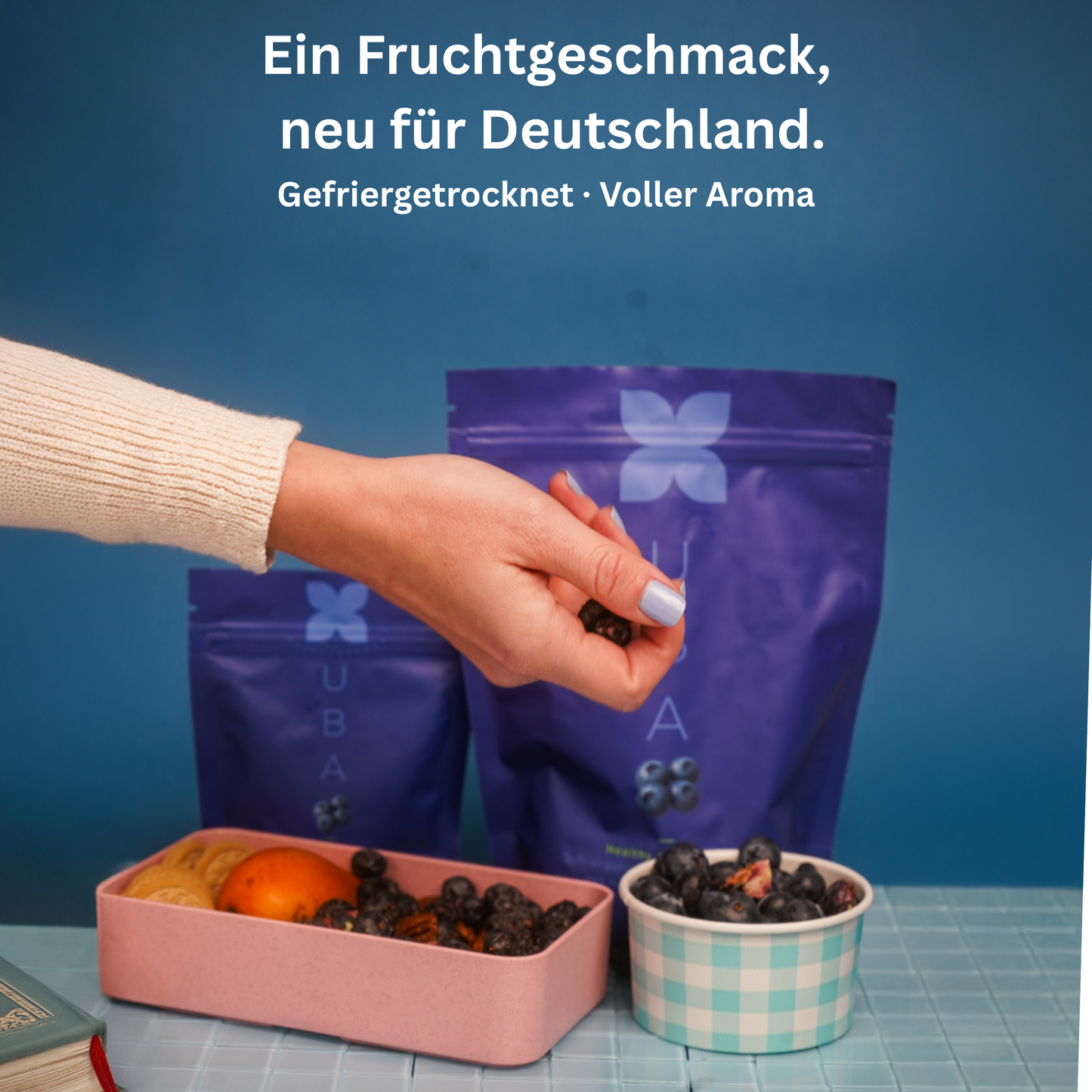 Kennenlernen Set 3 - 12 Stück | Heidelbeeren, Erdbeeren & Ananas | 3 Sorten