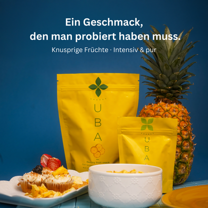 Kennenlernen Set 3 - 12 Stück | Heidelbeeren, Erdbeeren & Ananas | 3 Sorten