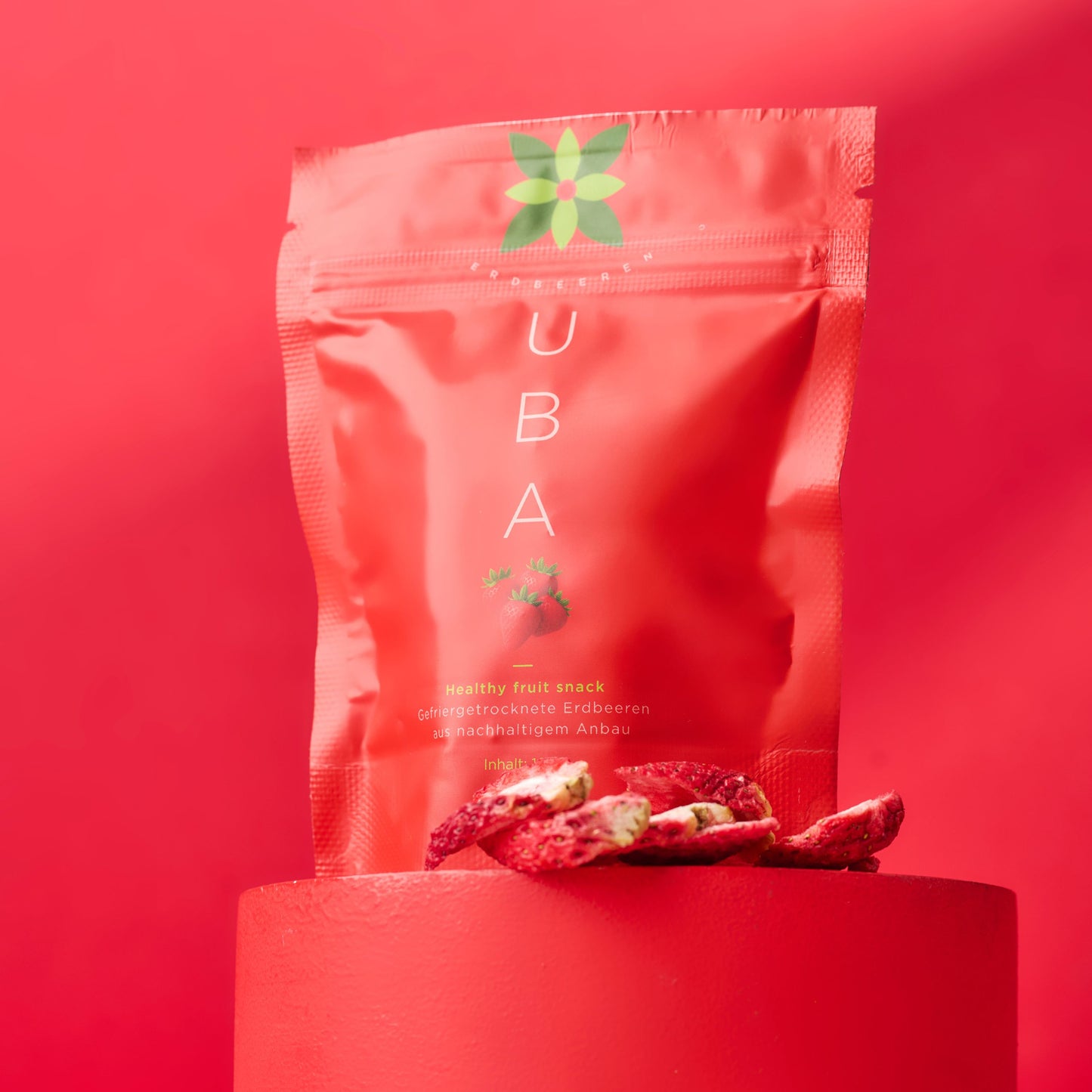 Gefriergetrocknete Erdbeeren