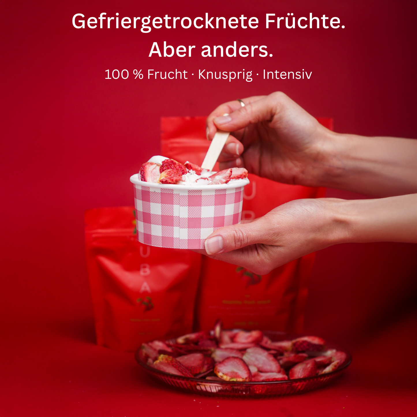 Kennenlernen Set 3 - 12 Stück | Heidelbeeren, Erdbeeren & Ananas | 3 Sorten