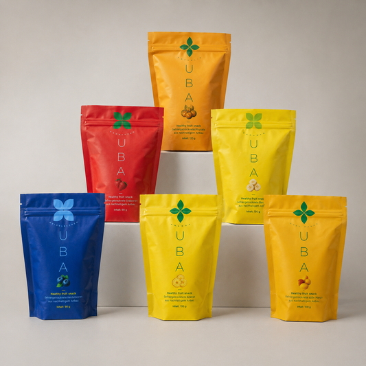 Crunchy gefriergetrocknete Frucht-Snacks – Sparpack in Großpackung | 6 Sorten